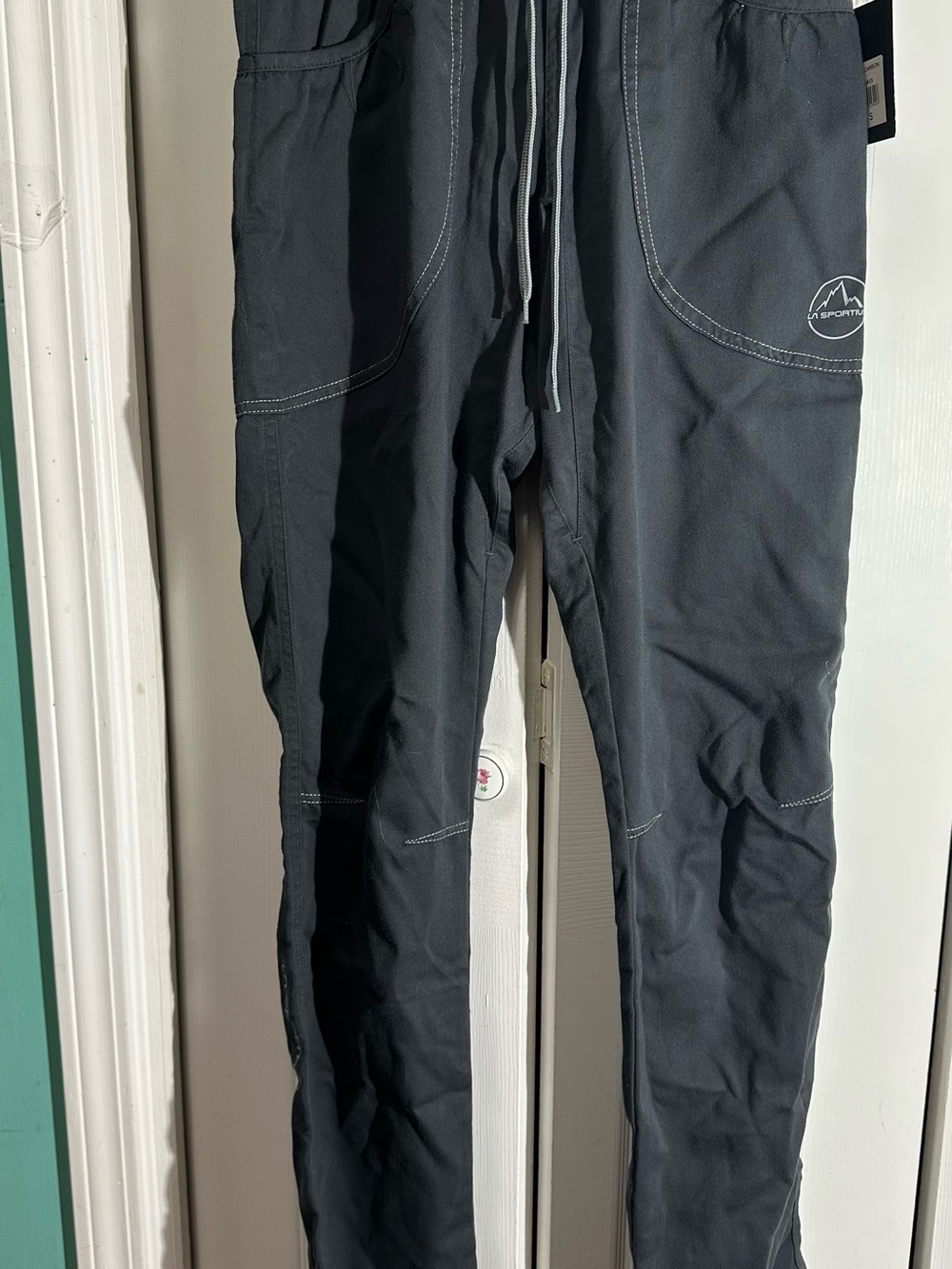 La Sportiva Todra Climbing Pants Womens S Carbon Gray Stretch Hiking NWT AA22